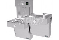 Elkay EZH2O VRCTLR8WSK Heavy Duty Vandal-Resistant Dual Drinking Fountain with Bottle Filler