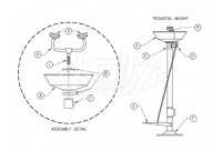 Pedestal Eyewash