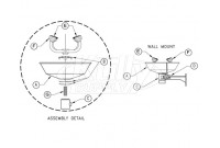 Wall Mount Eye/Face Wash