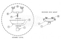 Recessed Deck Mount