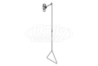 Bradley S19-130SSBF Corrosion-Resistant Stainless Steel Barrier-Free Drench Shower