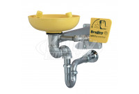 Bradley S19-220ABF Barrier-Free Wall-Mounted Eyewash (with Plastic Receptor)