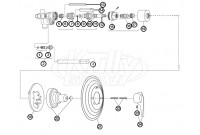 Symmons Temptrol Commercial Parts Breakdown