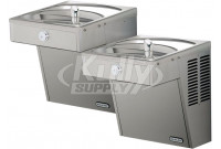 Elkay VRCTLRFR8SC Frost-Resistant Vandal-Resistant Dual Drinking Fountain