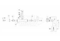 Zurn Z841 Swing Spout Parts Breakdown 