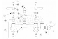 Zurn Z843 Swing Spout Faucet Parts Breakdown 