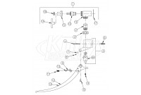 Zurn Z85500-WM Double Foot Pedal Valve Parts Breakdown