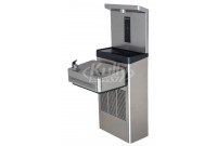 Haws 1211S Drinking Fountain with Bottle Filler
