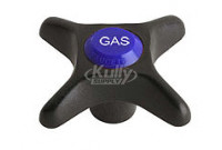 Chicago 205-GASJKNF 2-1/2" Plastic Cross Handle w/ Gas Index Button