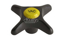Chicago 205-VACJKNF 2-1/2" Plastic Cross Handle w/ Vacuum Index Button (Discontinued)