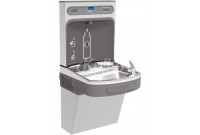 Elkay EZH20 LZS8WSSK Filtered Stainless Steel Drinking Fountain with Bottle Filler