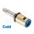 Chicago 377-XKRHJKNF Quaturn Ceramic Cold Cartridge (Long) (Discontinued)