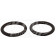 There are 4 o-rings all together however 2 are different and thicker (pictured)